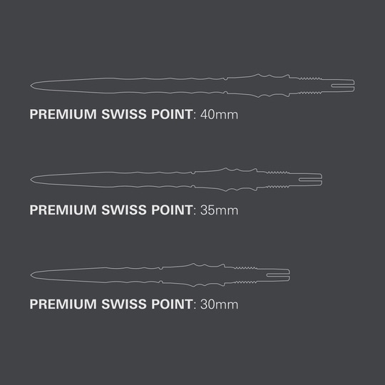 Stalowe groty do lotek Target Japan Premium Swiss Point – czarne Zu sehen sind die Target Japan Premium Swiss Point Steldartspitzen - Schwarz. Die Dartspitzen sind in einem modernen schwarzen Design gehalten.