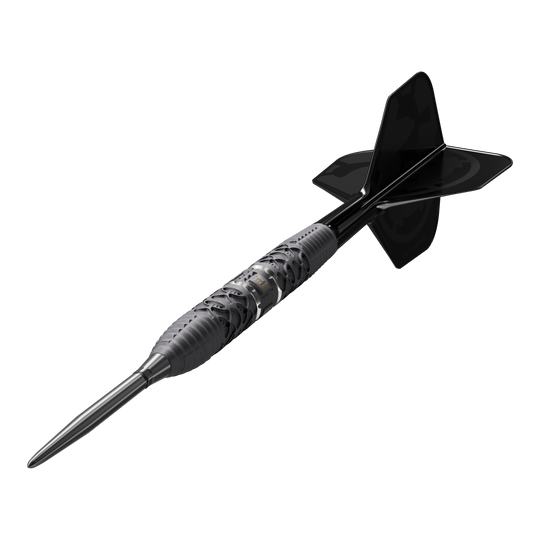 Dieses Foto zeigt die Target Star Wars Darth Vader 95 Swiss Point Steeldarts. Das Produkt trägt ein Darth Vader Motiv und stammt aus der Star Wars Kollektion.