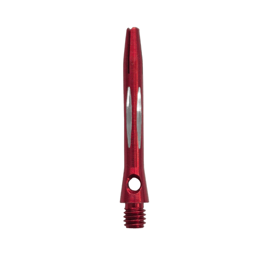 Aluminiowe wałki szlifowane diamentowo - czerwone - 35 mm Dieses Bild zeigt den Diamond Cut Aluminium Shafts - Rot - 35mm. Es ist ein Dart-Schaft aus rotem Aluminium mit Diamantschliff und 35mm Länge.