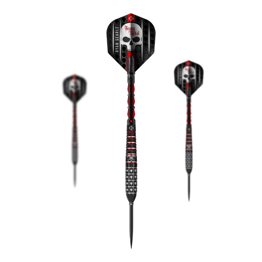 Lotki stalowe Harrow's Ryan Searle Series 3 Quick Point Das Bild zeigt die Harrows Ryan Searle Series 3 Quick Point Steeldarts. Es handelt sich um ein Set moderner Darts für das Steeldartspiel.