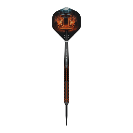 Dies ist ein Bild der Bullet Hotrod Steeldarts. Die Steeldarts zeichnen sich durch ein robustes Design aus.