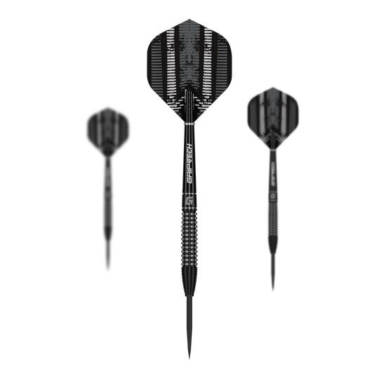 Stalowe lotki GOAT Sprocket MKIII Bomb Das Bild zeigt das Set GOAT Sprocket MKIII Bomb Steeldarts. Abgebildet sind mehrere Dartpfeile als Set.