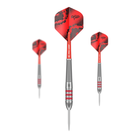 Lotki ze stali mosiężnej Nathan Aspinall Target - 22 g Dieses Bild zeigt das Set der Target Nathan Aspinall Brass Steeldarts - 22g. Das Set eignet sich perfekt für Einsteiger und Fortgeschrittene.
