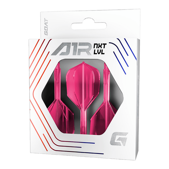 System wału lotniczego GOAT A1R No6 – neonowy róż Das Bild zeigt das GOAT A1R No6 Flight-Shaft-System in Neon Pink. Es ist ein moderner Flight-Shaft für Darts.