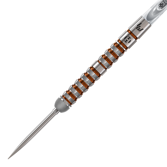 Dies ist ein Bild der Harrows Luke Woodhouse Series 3 Quick Point Steeldarts. Die Steeldarts sind optimal für präzises Dartspiel.