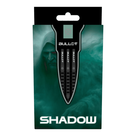 Stalowe lotki Bullet Shadow Auf dem Bild sieht man Bullet Shadow Steeldarts. Diese Steeldarts sind professionell gestaltet und eignen sich für das Steeldartspiel.