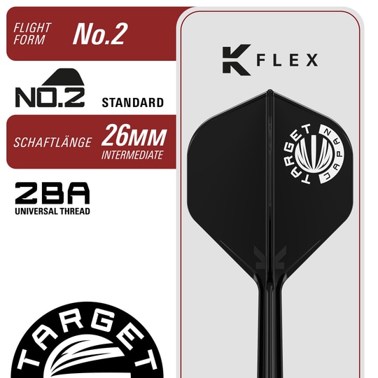 Lotki stalowe Charis GEN6 Swiss Point firmy Target Japan – 23 g Dies ist ein Bild der Target Japan Charis GEN6 Swiss Point Steeldarts - 23g. Die Steeldarts sind für ihre Präzision und das stilvolle Aussehen bekannt.