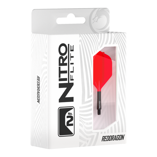 Red Dragon Nitroflite - Black Shaft Red No2 Lotki Abgebildet ist das Produkt Red Dragon Nitroflite - Black Shaft Red No2 Flights. Die Flights sind für Dartpfeile geeignet und haben schwarze und rote Farben.