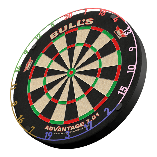 Zestaw pierścieni z numerami Bulls NL – 5 kolorów Zu sehen ist das Bulls NL Zahlenring Number Ring Set - 5 Farben. Das Set beinhaltet mehrere bunte Zahlenringe für Dartscheiben.