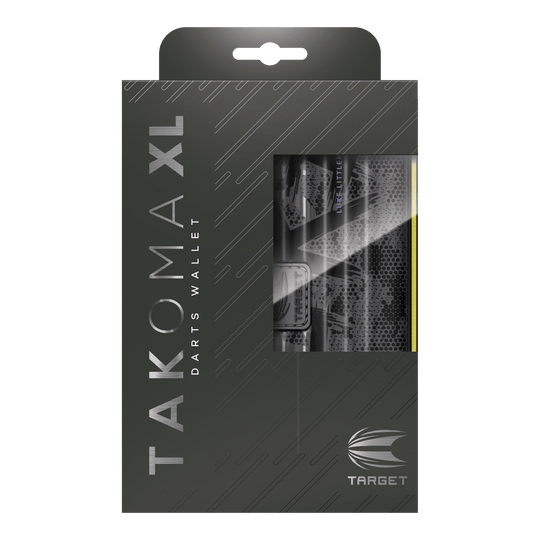 Etui na lotki Takoma XL Ghost Series Luke Littler Dieses Bild stellt das Takoma XL Ghost Series Luke Littler Dartcase dar. Es handelt sich um ein extra großes Dartcase für Darts und Zubehör.