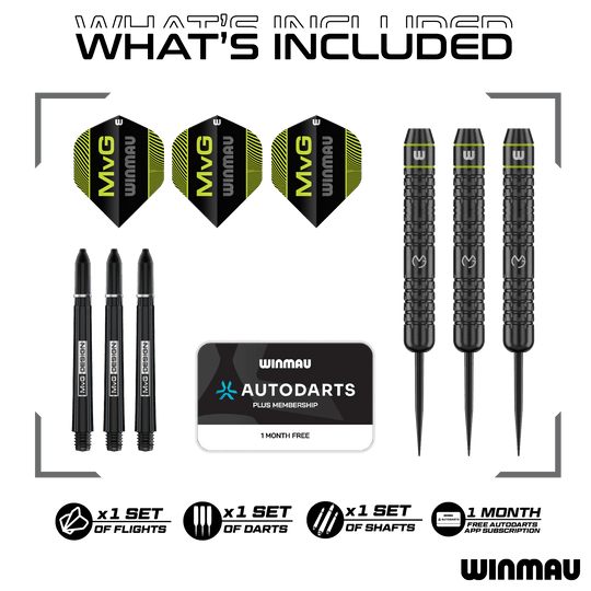 Winmau Michael Van Gerwen Rdzeń Mosiężne Steeldarts - 21g
