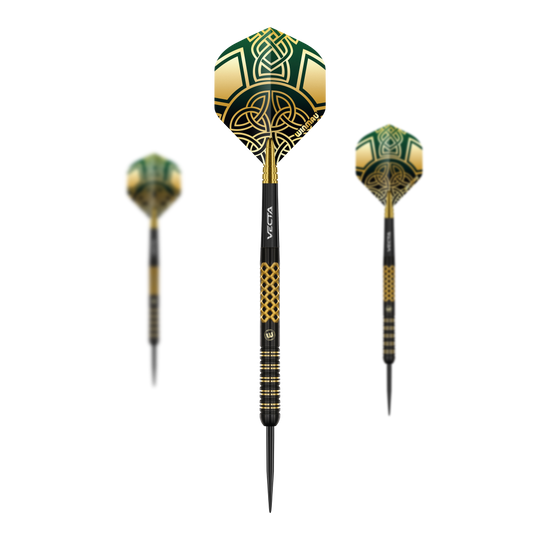 Winmau Brendan Dolan Signature Series Steeldarts Das Bild zeigt die Winmau Brendan Dolan Signature Series Steeldarts. Es handelt sich um ein Set hochwertiger Steeldarts für Präzisionswurf.