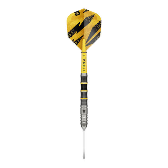 Stalowe lotki Target Buzz 02 Swiss Points Das Foto präsentiert die Target Buzz 02 Swiss Points Steeldarts. Sie bieten ein optimales Spielerlebnis.