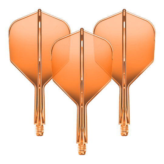 System wału lotniczego GOAT A1R No6 – neonowopomarańczowy Gezeigt wird ein Flight-Shaft-System für Darts in Neonorange mit einer Länge von 19mm. Das Set gehört vermutlich zur GOAT A1R No6 Serie.