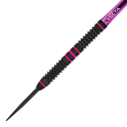 Lotki Winmau Team 360 Rebecca Allen Steel Darts - 24g Hier sieht man die Winmau Team 360 Rebecca Allen Steeldarts mit einem Gewicht von 24g. Das Produkt zeichnet sich durch sein elegantes Design und hochwertige Verarbeitung aus.