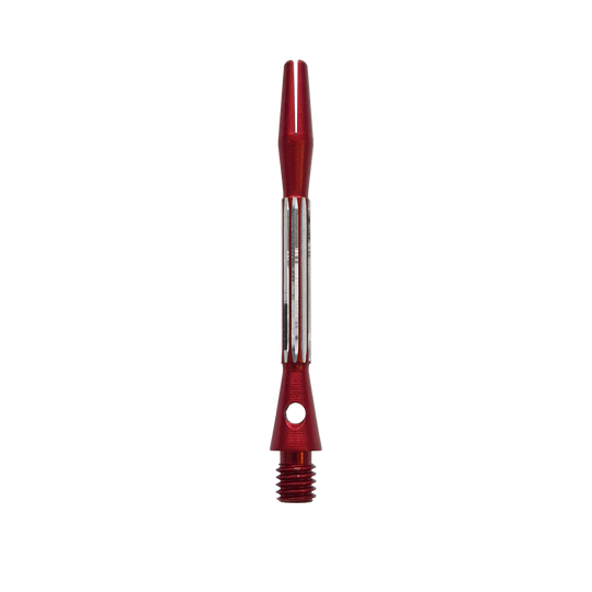 Aluminiowe wałki Bulls NL Flash 2 - czerwone - 46 mm Das Foto zeigt die Bulls NL Flash 2 Aluminium Shafts in Rot, 46 mm lang. Die Shafts sorgen für mehr Haltbarkeit bei Dartpfeilen.