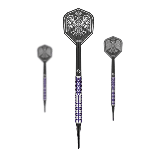 Shot Goths Visara Soft Darts - 20g Auf dem Bild ist ein Set der Shot Goths Visara Softdarts - 20g zu sehen. Das Set eignet sich ideal für passionierte Dartspieler.