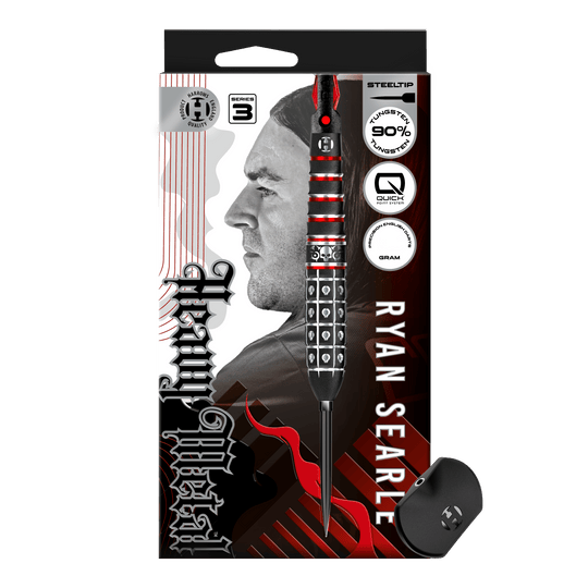 Lotki stalowe Harrow's Ryan Searle Series 3 Quick Point Hier sind die Harrows Ryan Searle Series 3 Quick Point Steeldarts abgebildet. Diese Steeldarts sind für präzises Dartspiel entwickelt.