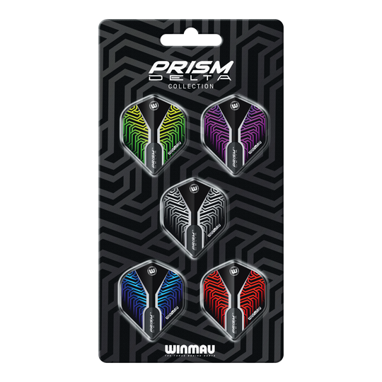 Kolekcja Winmau Prism Delta No2 Standard Flight Zu sehen ist die Winmau Prism Delta No2 Standard Flight Collection. Diese Flights eignen sich bestens für präzise Dartspiele.