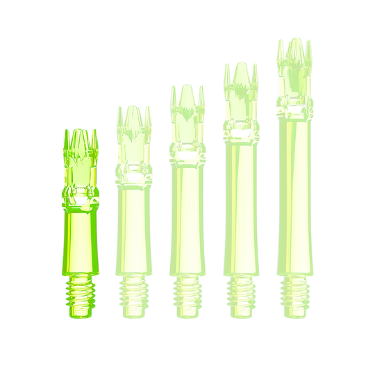 Wałki wymienne L-Style L-System - neonowożółte Hier ist eine neongelbe Ersatzshaft abgebildet. Die Shaft wird von vorne gezeigt.