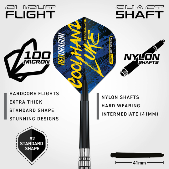 Rzutki Red Dragon Luke Humphries Brass Steel Darts - 21 g