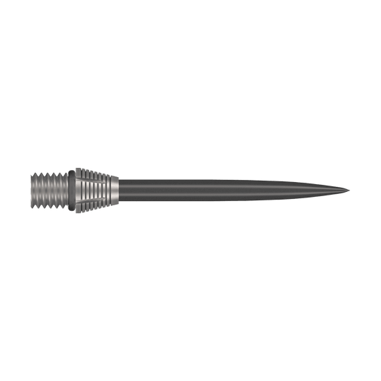 Punkty konwersji Shot Tactra - 34 mm Auf diesem Bild sind die Shot Tactra Conversion Points - 34 mm zu sehen. Diese robusten Spitzen ermöglichen eine einfache Umrüstung für Dartspieler.