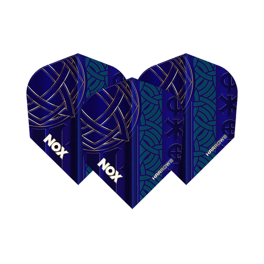 Loty Harrows Nox No6 Auf dem Foto sieht man die Harrows Nox No6 Flights. Es sind Ersatzflights für Dartpfeile.