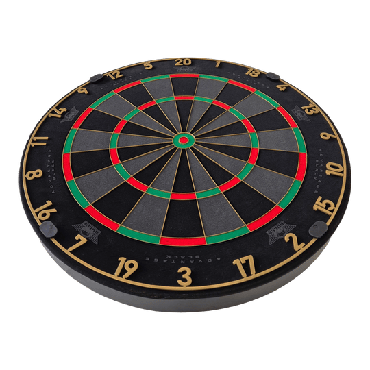 Stalowa tarcza do darta Bulls NL Advantage Black Edition Dieses Foto stellt das BullsNL Advantage Black Edition Steeldartboard dar. Es ist ein weiteres Bild dieses Dartboards.