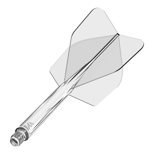 System wału lotniczego Mission Force 90 No6 – przezroczysty Das Bild zeigt das Produkt "Mission Force 90 No6 Flight-Shaft-System - Clear". Es handelt sich um ein durchsichtiges Flightsystem für Darts.