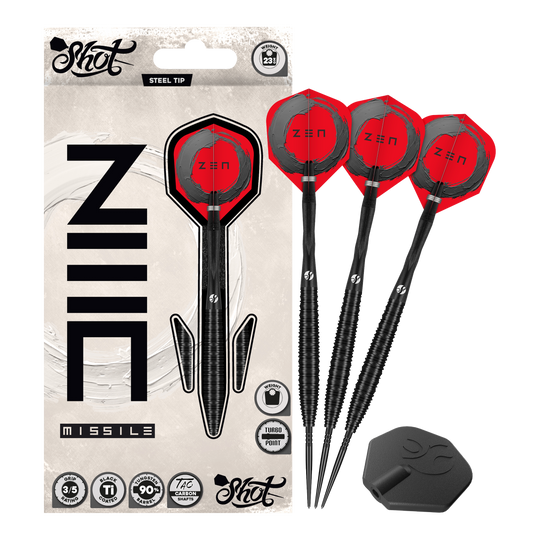 Shot ZEN Missile Turbo Point Steeldarts - 23g Shot ZEN Missile Turbo Point Steeldarts - 23g