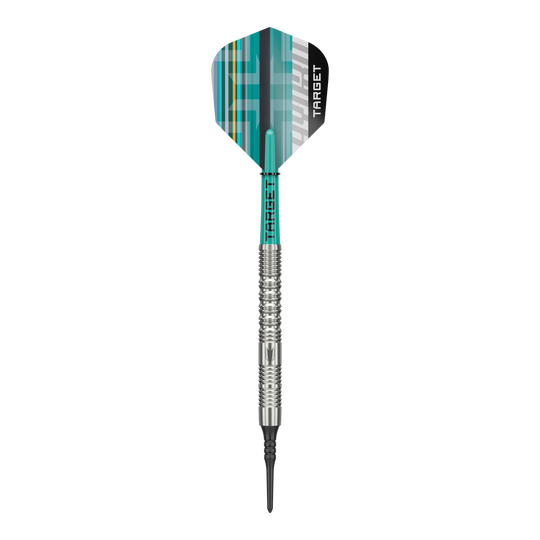 Target Hydro 12 miękkich rzutek Abgebildet sind die Target Hydro 12 Softdarts. Sie zeichnen sich durch ihr modernes Design aus.