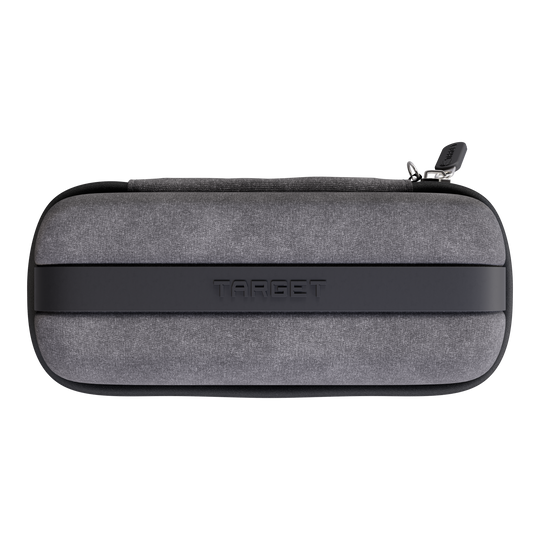 Etui na lotki Target BOA Das Bild zeigt ein Dartcase in den Farben Grau und Hellgrau. Es handelt sich um ein BOA Dartcase von Target.