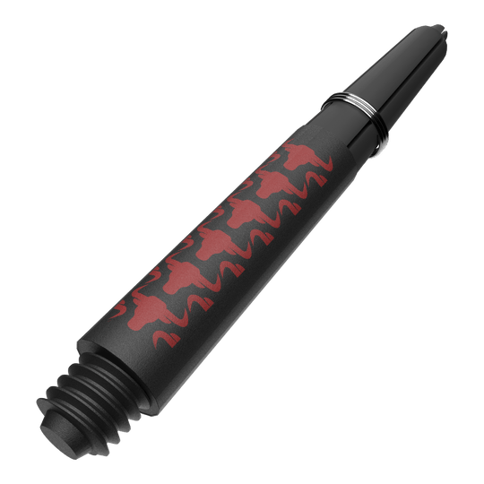 Wałki do głów Bulls NL Capo Carbon - czerwone Gezeigt wird ein roter Capo Carbon Shaft in kurzer Ausführung mit 34mm Länge. Das Zubehör eignet sich für den Einbau in Dartpfeile.