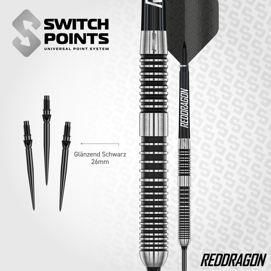 Rzutki stalowe Red Dragon Pegasus Switch Point Die Red Dragon Pegasus Switch Point Steeldarts sind moderne Dartpfeile. Sie eignen sich ideal für anspruchsvolle Dartspieler.