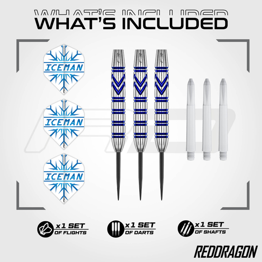 Rzutki ze stali mosiężnej Red Dragon Gerwyn Price - 21 g Red Dragon Gerwyn Price Brass Steeldarts - 21 g sind auf dem Bild abgebildet. Diese Darts haben ein klassisches Messingdesign.