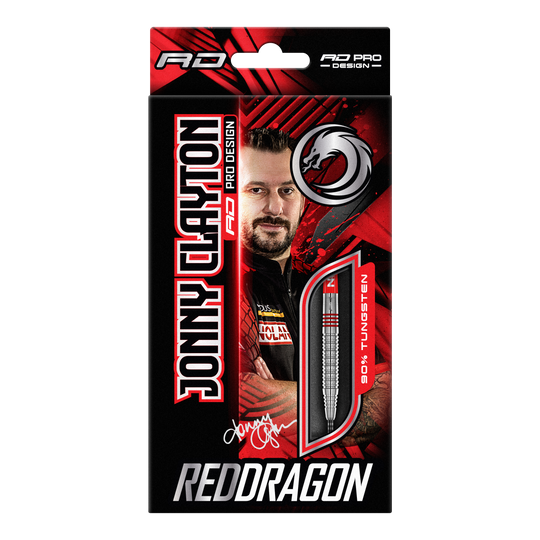Red Dragon Jonny Clayton Original 2 stalowe lotki Zu sehen sind die Red Dragon Jonny Clayton Original 2 Steeldarts. Diese Darts wurden speziell für Jonny Clayton entworfen.