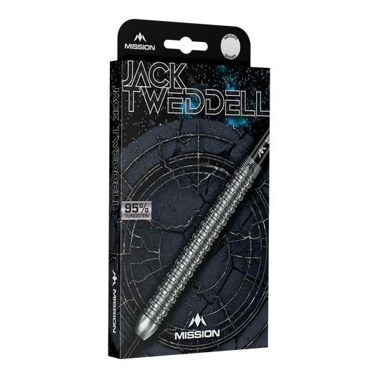 Lotki Mission Jack Tweddell Silver Steel Ein Bild mit dem Dateinamen M002000_Mission_Jack_Tweddell_Silver_Steeldarts_3. Es zeigt wahrscheinlich einen silbernen Steeldart.