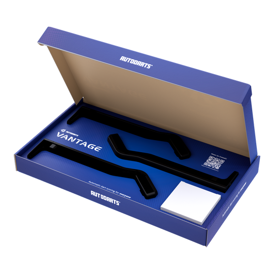 System automatycznego punktowania Autodarts Vantage Das Bild zeigt das Autodarts Vantage Auto-Scoring-System. Das Produkt ist nicht näher beschrieben.