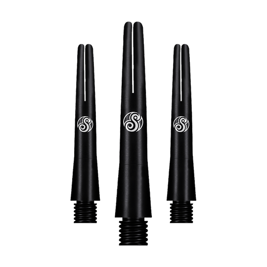 Shot Aluminium Shafts Black