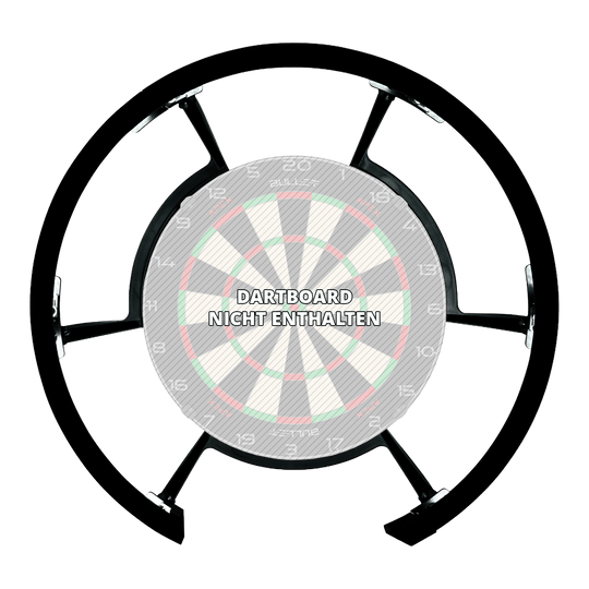 System oświetlenia Bullet Radion 300 Auf dem Bild ist das Bullet Radion 300 Beleuchtungs-System zu erkennen. Es sorgt für optimale Lichtverhältnisse beim Dartspiel.