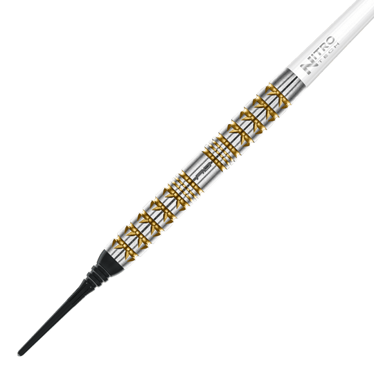 Red Dragon Paradym Gold Parallel Softdarts - 20g Zu sehen sind die Red Dragon Paradym Gold Parallel Softdarts mit 20g Gewicht. Die Darts haben eine goldene Optik und ein stilvolles Aussehen.