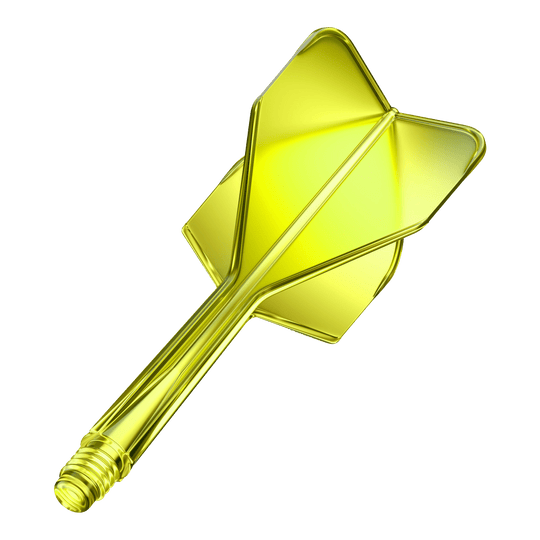 System wału lotniczego GOAT A1R No6 - neonowożółty Das Bild zeigt das Produkt GOAT A1R No6 Flight-Shaft-System in Neon Gelb. Es handelt sich um ein Dart-Zubehör in leuchtender gelber Farbe.