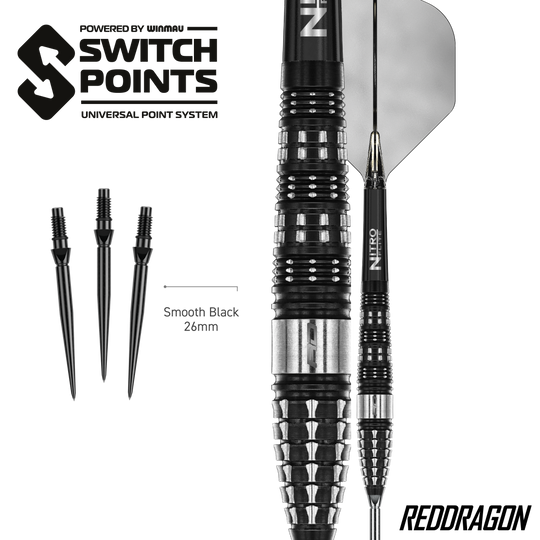 Strzałki stalowe Red Dragon Recon Torpedo Hier sind die Red Dragon Recon Torpedo Steeldarts - 23g abgebildet. Die Steeldarts werden in einer anderen Ansicht präsentiert.
