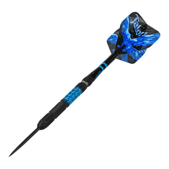 Lotki stalowe One80 Talon T1 Das Bild zeigt die One80 Talon Steeldarts. Es handelt sich um präzise gefertigte Steeldarts für anspruchsvolle Spieler.