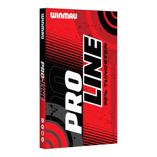 Winmau Pro-Line 90% Steeldarts Abgebildet sind die Winmau Pro-Line 90% Steeldarts. Diese Darts eignen sich ideal für präzises Werfen beim Dartsport.