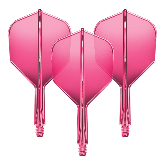 System wału lotniczego GOAT A1R No6 – neonowy róż Abgebildet ist ein Flight-Shaft-System für Darts in Neonpink mit einer Länge von 19mm. Das Set gehört vermutlich zur GOAT A1R No6 Serie.