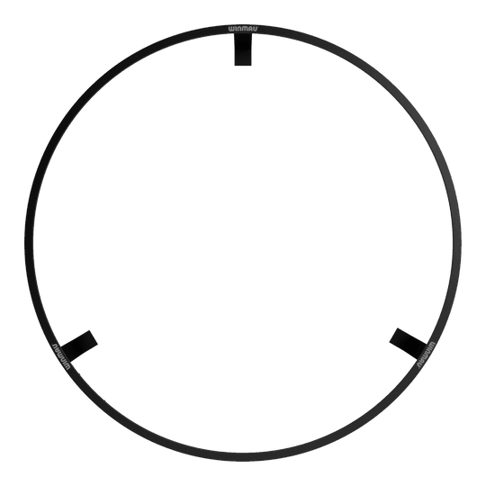 ZESTAW Oświetlenie LED i otoczenie Winmau Plasma Das Bild zeigt das Winmau Plasma LED Beleuchtung und Surround Bundle. Es handelt sich um einen runden LED-Leuchtring, der für Dartboards verwendet wird.