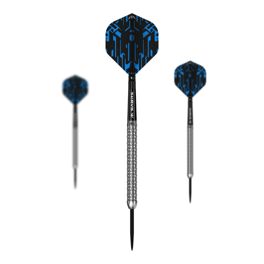 Lotki Mission Jack Tweddell Silver Steel Ein Bild mit dem Dateinamen M002000_Mission_Jack_Tweddell_Silver_Steeldarts_1Set. Es zeigt wahrscheinlich ein Set aus silbernen Steeldarts.