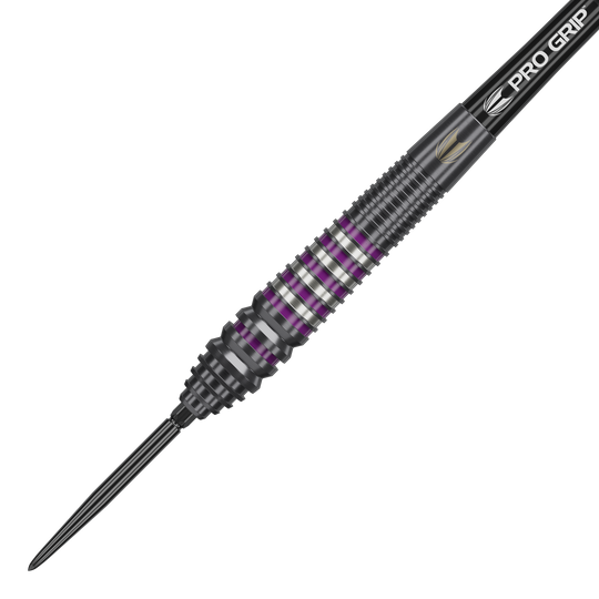 Target Lorraine Winstanley GEN2 Swiss Point Steeldarts - 24g sind auf dem Bild zu sehen. Sie sind moderne Steeldarts für anspruchsvolle Spieler.