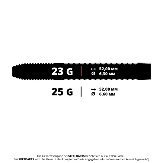 Stalowe lotki Caliburn Big Cats Ocelot Abgebildet ist Caliburn Big Cats Ozelot Steeldarts 23g. Es handelt sich um Ozelot-Steeldarts mit einem Gewicht von 23 Gramm.